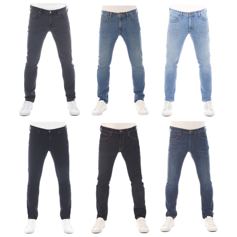 Lee Luke Herren Jeans Hose Denim Slim Tapered Jeanshose Baumwolle Denim Stretch